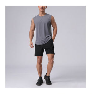 Chaleco Deportivo de Verano para Hombre, Sin Mangas, de Secado Rápido, Transpirable, Antibolitas, Informal, Holgado, para Entrenamiento Físico, 100% - Product Image 3