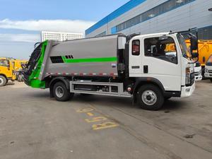 Camion de gestion des déchets Howo 4x2 9m3, camion compacteur à ordures - Product Image 2