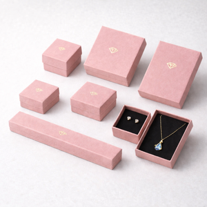 Boîte à bijoux de marque, boîte à bijoux rigide en deux parties, boîte cadeau pour bijoux, support de bijoux personnalisé, insert personnalisé, impression de logo personnalisée, boîte à bijoux en gros - Product Image 4