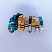 Bijoux de mode, bracelet en acier inoxydable pour homme, bracelet en maille avec photo de portrait, accessoires, cadeau.