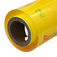 Rollo Jumbo de PVC antivaho, película elástica, envoltura adhesiva suave para embalaje de alimentos, para champiñones, aperitivos de Chocolate, azúcar, leche, a prueba de humedad