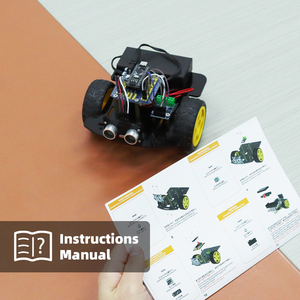 Tscinbuny <span class=keywords><strong>mini</strong></span> DIY lắp ráp xe Kit với bảng mở rộng, nhiều mô-đun và lập trình Hướng dẫn sử dụng cho arduide - Product Image 5