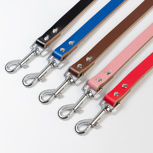 Correa para Mascotas de Cuero Auténtico y Aleación Resistente, Varios Colores, Correa para Perros y Gatos - Product Image 3
