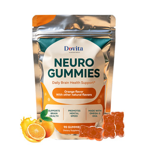 Gomitas para el Cerebro de Marca Privada para la Memoria y la Concentración, Fórmula Vegana Sin Azúcar, Calidad de Exportación, Nuevo en el Mercado, OEM - Product Image 1