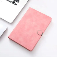 Articles cadeaux promotionnels de luxe en gros, ensemble cadeau de carnet, ensemble cadeau de bureau, agenda en simili cuir noir magnétique A5 avec boîte