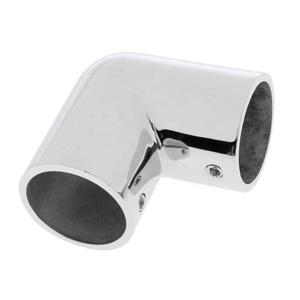 Accesorios para barcos de alta resistencia, grado marino, acero inoxidable 316, <span class=keywords><strong>2</strong></span> vías, accesorio para pasamanos de barco, accesorios de montaje de tubo de codo de 90 grados - Product Image 2