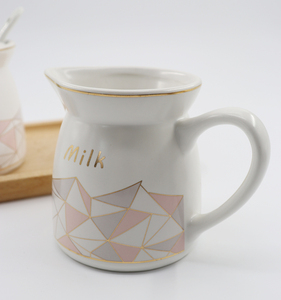 Ensemble de pots à <span class=keywords><strong>lait</strong></span>, <span class=keywords><strong>sucrier</strong></span> <span class=keywords><strong>et</strong></span> crémier de luxe en céramique - Product Image 5