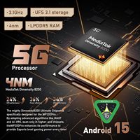 Teléfono Inteligente Robusto Oukitel Wp200 Pro 24GB+1TB Pantalla BOE LCD Amoled FHD+ de 6.7" Batería de 8800mAh 45W 120Hz 32MP+108MP 5G Octa Core