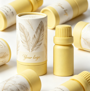 Essential Oil Paper Tube Craft Paper Uncoated Handmade Gold <b>Foil</b> Printing Custom Cosmetic Packaging - Product Image 5
