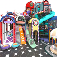 Area Hiburan Interaktif Soft Play yang Teruji Keamanannya, Buatan China, Peralatan Anak-Anak Komersial, Taman Bermain Dalam Ruangan untuk Anak-Anak