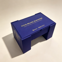 Boîte à tiroir magnétique pliable GOTOP avec impression UV personnalisée et finition mate pour l'emballage d'outils de beauté