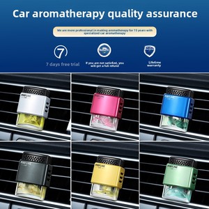 Perfume de coche oceánico de larga duración, decoraciones de salida de aire acondicionado para coches de <span class=keywords><strong>hombre</strong></span> y mujer, decoraciones de cristal para coche, aromaterapia de pera - Product Image 3