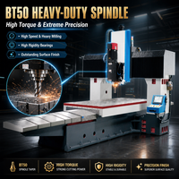 Centre d'usinage à portique CNC avec tête à entraînement par engrenages BT50, centre d'usinage de type portique pour composants de grande précision et pièces métalliques