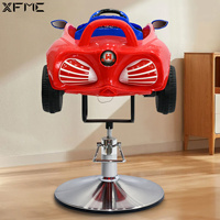 Équipement de salon pour enfants, rotation à 360 degrés, jouets Spider-Man rouges, chaises de salon de coiffure pour enfants avec lecteur de musique intégré