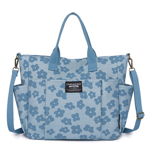 Mùa Thu Thời Trang Giản Dị Vải Túi Xách Đa-Túi Dây Kéo Đóng Cửa Đa Năng Sinh Viên Lớp Tài Liệu Túi Cross-Biên Giới Bán Buôn - Product Image 5