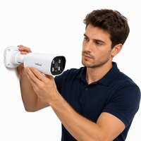 Penjualan terlaris 4CH Analog XVR kamera Kit sistem NVR/DVR Ip peluru kamera H.265 visi malam 4CH Analog XVR Kit sistem kamera CCTV