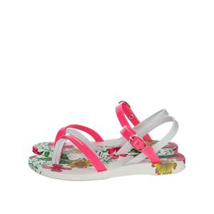 Sandalias Ipanema para Niña, Blancas con Estampado Floral Rosa, Tipo Jelly Planas - Product Image 1