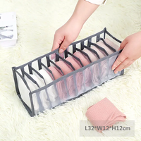 Meilleure vente T-shirt compartiment de rangement boîte vêtements organisateur tiroir en nylon diviseur placard de rangement pour cravates chaussettes shorts