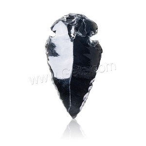 Không có lỗ Đen obsidian Mặt dây chuyền hình mũi tên quyến rũ - Product Image 2