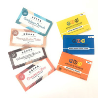 Sachets refermables miniatures à trois soudures imprimés par gravure personnalisée, résistants à l'humidité, avec fermeture éclair pour café, thé, poudre, lait, gelée, chewing-gum