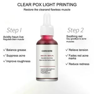 Suero Facial Orgánico Coreano Blanqueador y Exfoliante para el Acné con AHA, BHA, Ácido Hialurónico, B5 y Ácidos de Frutas - Product Image 6