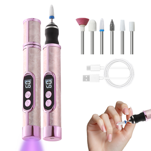0728 2026 Hot Digital Display Wireless <b>Nail</b> Polisher Low Power Cordless Drill Machine Mini Uv Lamp - Product Image 1