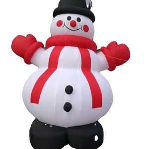 Muñeco de Nieve Inflable de 9 Metros con Luces LED, Juguete Familiar <span class=keywords><strong>para</strong></span> Navidad <span class=keywords><strong>2022</strong></span>, Regalo <span class=keywords><strong>para</strong></span> Niños, Decoración Navideña - Product Image 1