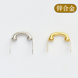 Mini tiradores de aleación de zinc en color oro y plata sin tornillos para cajas de madera, embalaje y cajones de joyería - Product Image 5