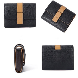 High Quality Vintage Style Short <b>Card</b> <b>Holder</b> <b>Wallet</b> for Men Women Genuine Leather Open Closure RFID Feature Polyester Lining - Product Image 6