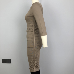 3 in 1 supporto di maternità shapewear comfort senza soluzione di continuità controllo delle donne dopo il parto increspato abito lisciante corpo shaper lungo - Product Image 5