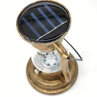 Lampe de camping LED portable en métal, rechargeable par USB, super lumineuse, blanc chaud, rechargeable à l'énergie solaire, pour éclairage de tente - Vente en gros