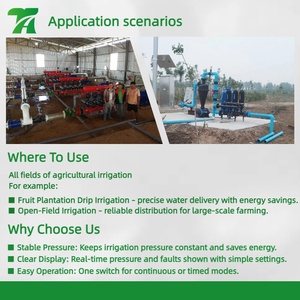 Hệ thống áp lực nước tự động cho tưới tiêu trang trại-Bộ điều khiển thông minh bơm kép cho hệ thống phun nước và nhỏ giọt - Product Image 3