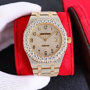 Reloj Mecánico Hip Hop Personalizado para Hombre, Hecho a Mano, con Incrustaciones de Diamantes VVS Mossanite - Product Image 4