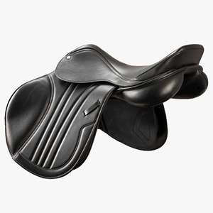 Sillín de caballo de cuero genuino Premium Diseño de estilo inglés de alta calidad Ideal para entrenamiento de equitación y uso de carreras - Product Image 1