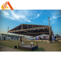 Estructura de Aluminio Resistente y Estructura de Iluminación para Escenarios con Altura Ajustable, Soporte de Luz Portátil para DJ, Estructura de Exhibición