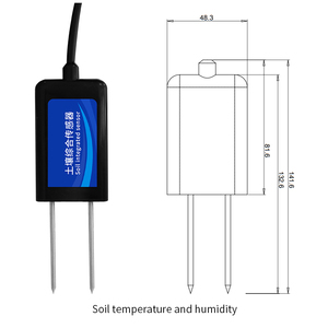 Équipement de test de température et d'humidité de haute précision résistant à la corrosion pour serres, capteurs de test d'humidité et de pH du sol pour l'agriculture - Product Image 4