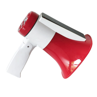Mégaphone à charge solaire XC-180F Haut-parleur extérieur portable 20W alimenté par batterie avec alarme d'enregistrement Bullhorn portable en plastique
