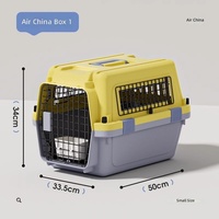 Transportín para Mascotas de Material PP Aprobado por Aerolíneas, para Gatos y Perros, Jaula Portátil Segura para Automóvil con Capacidad Superior a 7 kg, Carga Superior para Viajes