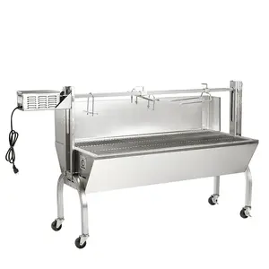 Ngoài Trời Heavy Duty Spit Roaster Than Rotisserie Grill Với Động Cơ Điện Rotisserie Nướng Thịt Cừu Toàn Bộ