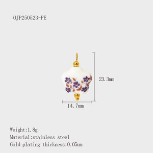 Colgante de circonita: Artículo de alta rentabilidad para mayoristas, brazalete flexible con eslabones chapados en oro de 18k. - Product Image 5