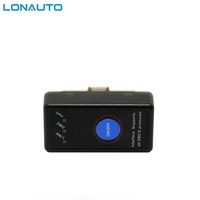 V06H4K OBD con interruptor Herramienta de escaneo para automóviles ELM327 Bluetooth 4,0 iOS 25K80 OBD2 MINI herramientas de vehículo BUENAS herramientas de diagnóstico de automóviles