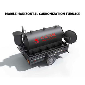 Unidad Móvil de Producción de Biochar para Proyectos de Offset de Carbono <span class=keywords><strong>CCUS</strong></span>, Planta de Pirólisis de Biomasa Horizontal Remolcable - Product Image 1