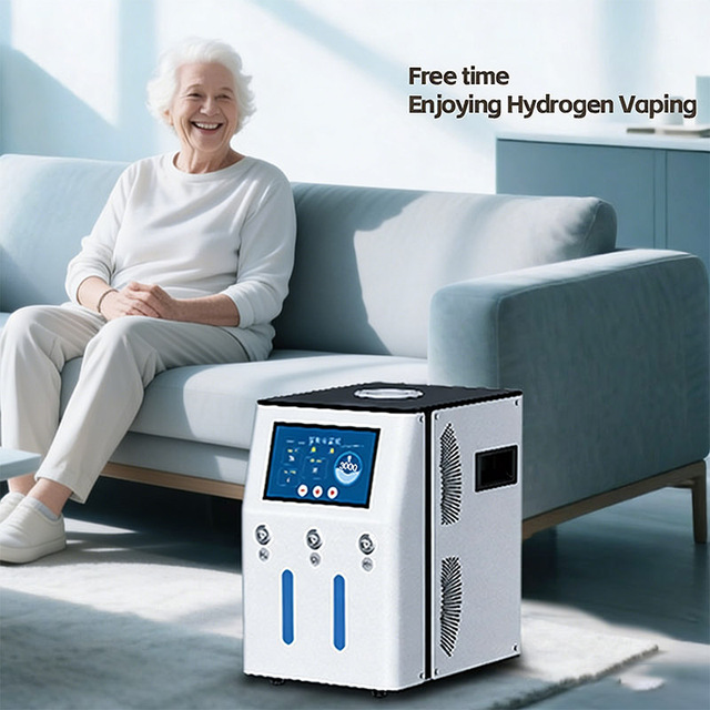 Hot Sale 99.999% High Purity Hydrogen Inhaler 3000ml/min One-Touch Touch Screen Portable Quiet Machine for Home Car Outdoor