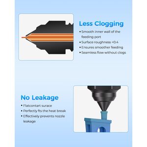 Kit de boquillas Creality Ender 5 Max, 8 piezas, acero endurecido, resistente al desgaste, impresión a alta temperatura, accesorio para impresora 3D - Product Image 5