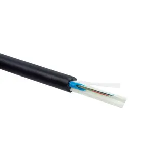 ASU kabel serat optik Mini, kabel serat optik ADSS Mode tunggal PE jaket Overhead kabel serat optik 8 24 Cores 100m 150m