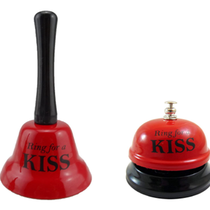 Aşk öpücük için özel Logo çan yüzük yenilik komik hediye sopa kavrama müzikal inek el çağrı çanı - Product Image 2