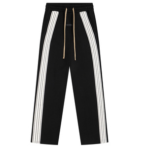 Pantalones Casuales Americanos de Octava Temporada con Rayas Laterales, Pantalones Holgados de Pierna Recta para Hombre - Product Image 2