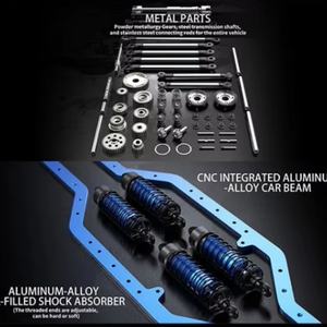 MJX H8P Bronco R a Escala 1:8, Vehículo Todoterreno RC con Licencia Oficial, 4WD, Motor sin Escobillas, ESC de 80A, 3S, Aleación de Aluminio - Product Image 3