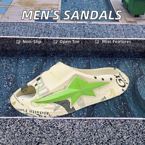 Outdoor Indoor Waterproof Open Toe <b>Men</b> Slip-on Sandals EVA Summer Beach <b>Swimming</b> <b>Shoes</b> Disposable Hard-Wearing - Product Image 2