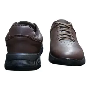 Chaussures de marche en cuir pour femmes Karosso 7400, bout rond, talon plat, confortables, à lacets, décontractées, toutes saisons, semelle intermédiaire en EVA, semelle extérieure en caoutchouc - Product Image 4